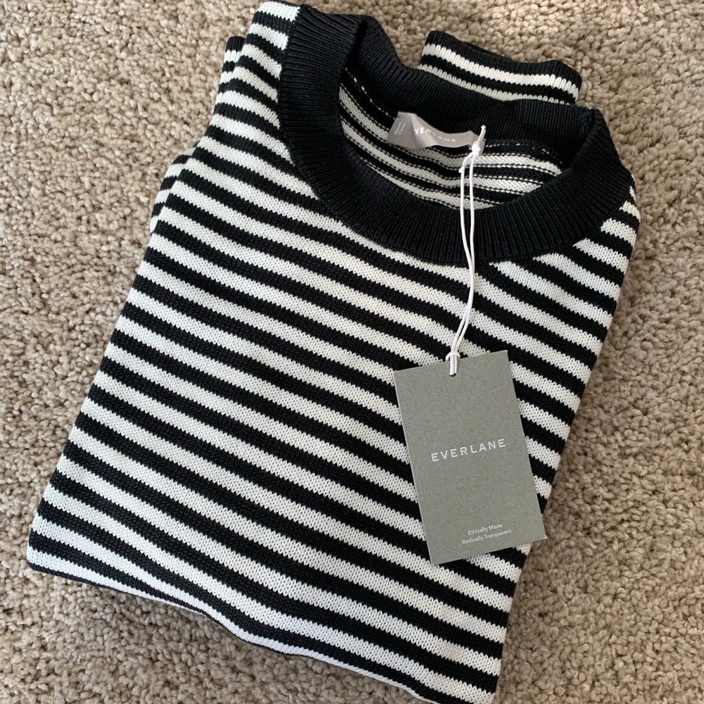NWT | EVERLANE - Navy & White Striped Sweater